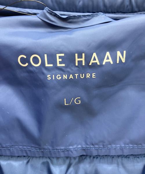 COLE HAAN（コールハーン）COLE HAAN (コールハーン) 中綿ベスト ブルー サイズ:L 未使用品の古着・服飾アイテム