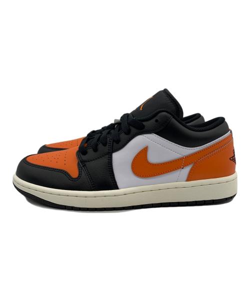NIKE（ナイキ）NIKE (ナイキ) AIR JORDAN 1 LOW ブラック×オレンジ サイズ:27 未使用品の古着・服飾アイテム