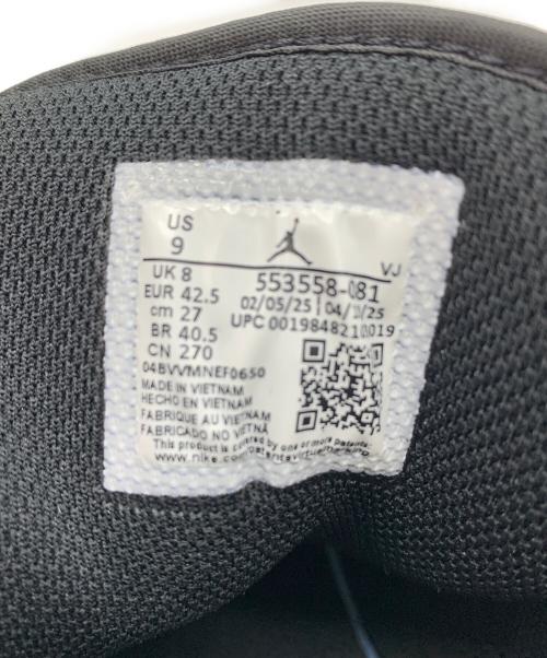 NIKE（ナイキ）NIKE (ナイキ) AIR JORDAN 1 LOW ブラック×オレンジ サイズ:27 未使用品の古着・服飾アイテム