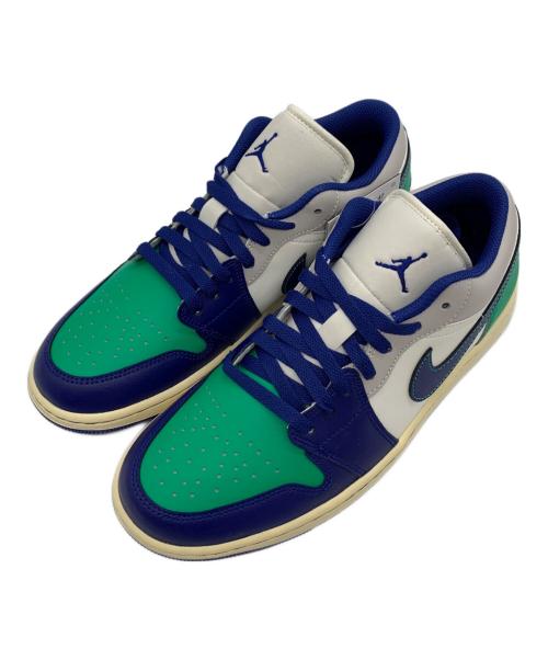 NIKE（ナイキ）NIKE (ナイキ) AIR JORDAN1 ブルー×グリーン サイズ:27 未使用品の古着・服飾アイテム
