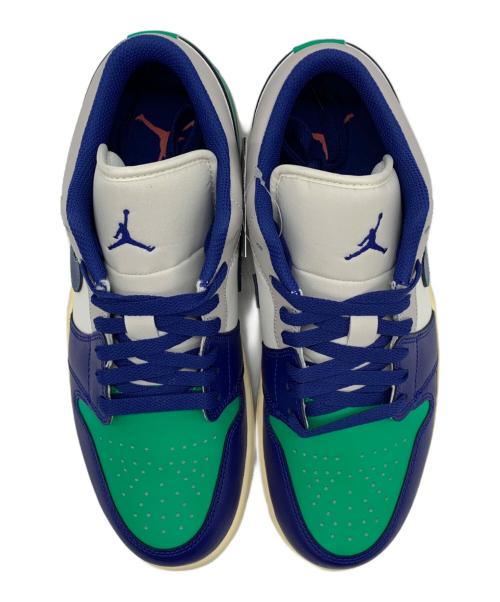 NIKE（ナイキ）NIKE (ナイキ) AIR JORDAN1 ブルー×グリーン サイズ:27 未使用品の古着・服飾アイテム
