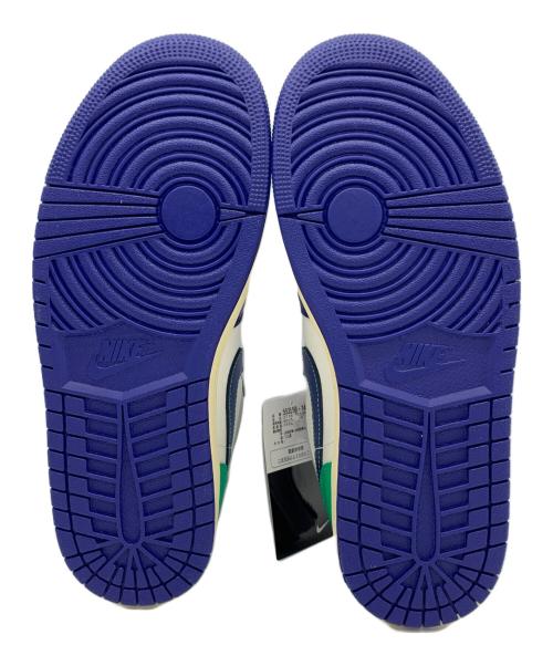 NIKE（ナイキ）NIKE (ナイキ) AIR JORDAN1 ブルー×グリーン サイズ:27 未使用品の古着・服飾アイテム