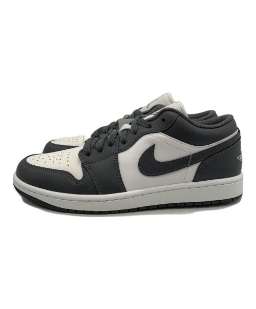 NIKE（ナイキ）NIKE (ナイキ) Air Jordan 1 Low グレー×ホワイト サイズ:28 未使用品の古着・服飾アイテム