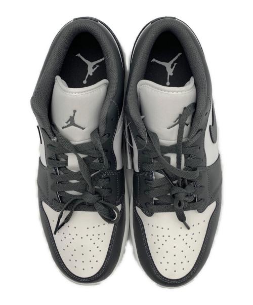 NIKE（ナイキ）NIKE (ナイキ) Air Jordan 1 Low グレー×ホワイト サイズ:28 未使用品の古着・服飾アイテム