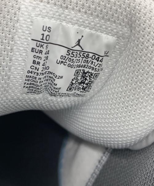 NIKE（ナイキ）NIKE (ナイキ) Air Jordan 1 Low グレー×ホワイト サイズ:28 未使用品の古着・服飾アイテム