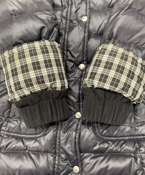 BURBERRY BLUE LABEL（バーバリー ブルー レーベル）BURBERRY BLUE LABEL (バーバリーロンドンブルーレーベル) ダウンコート ブラック サイズ:38の古着・服飾アイテム