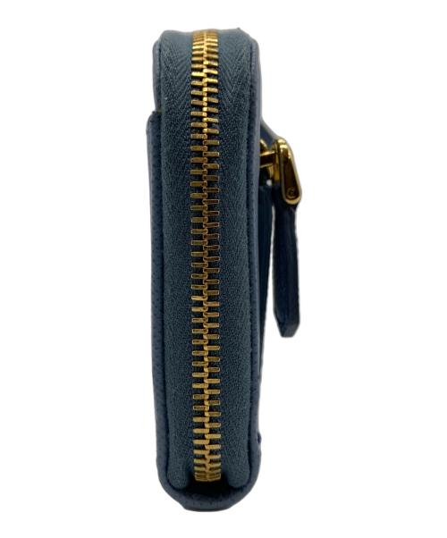 PRADA（プラダ）PRADA (プラダ) サフィアーノレザーキーチェーン スカイブルーの古着・服飾アイテム