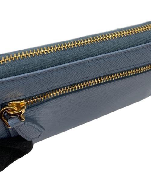 PRADA（プラダ）PRADA (プラダ) サフィアーノレザーキーチェーン スカイブルーの古着・服飾アイテム