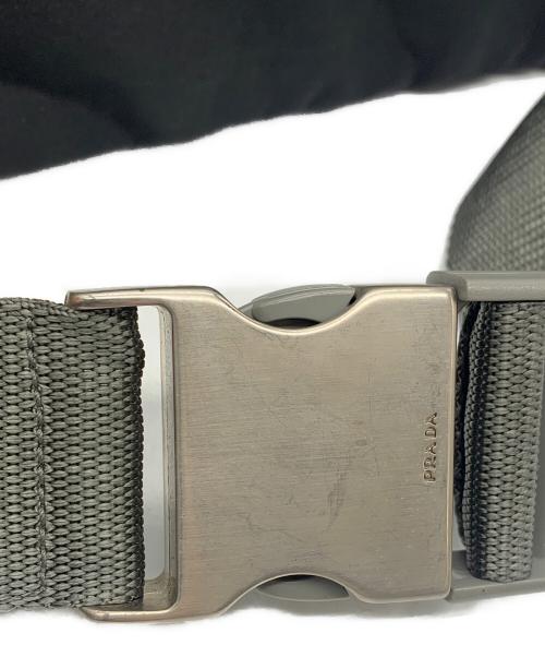 PRADA（プラダ）PRADA (プラダ) ナイロンウエストポーチ ブラックの古着・服飾アイテム