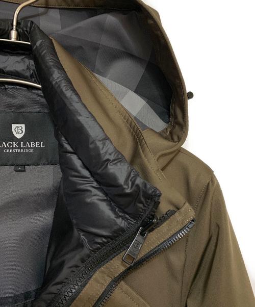 BLACK LABEL CRESTBRIDGE（ブラックレーベル クレストブリッジ）BLACK LABEL CRESTBRIDGE (ブラックレーベル クレストブリッジ) ダブルフェイスマウンテンパーカ カーキ サイズ:Lの古着・服飾アイテム