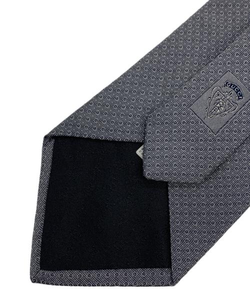 GUCCI（グッチ）GUCCI (グッチ) ネクタイ グレー サイズ:表記無しの古着・服飾アイテム