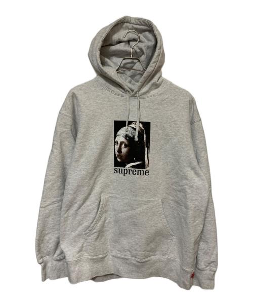 SUPREME（シュプリーム）SUPREME (シュプリーム) Pearl Hooded Sweatshirt グレー サイズ:Ｌの古着・服飾アイテム