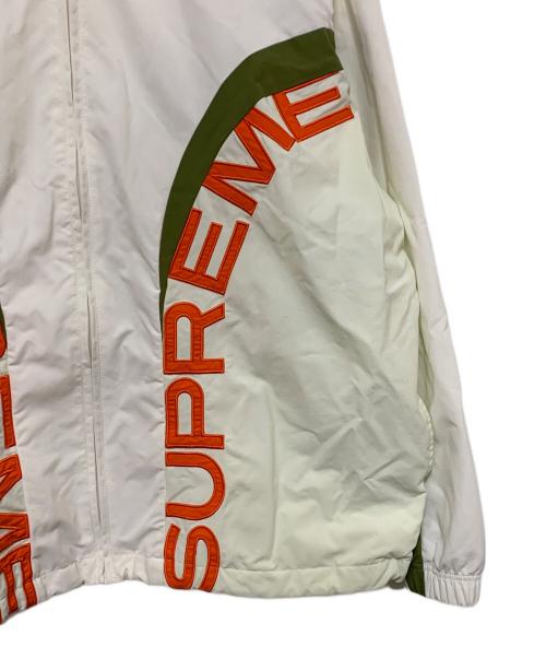 SUPREME（シュプリーム）SUPREME (シュプリーム) curve track jaket supreme ホワイト×グリーン×オレンジ サイズ:Ｌの古着・服飾アイテム
