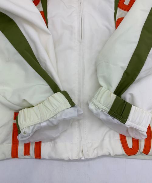 SUPREME（シュプリーム）SUPREME (シュプリーム) curve track jaket supreme ホワイト×グリーン×オレンジ サイズ:Ｌの古着・服飾アイテム