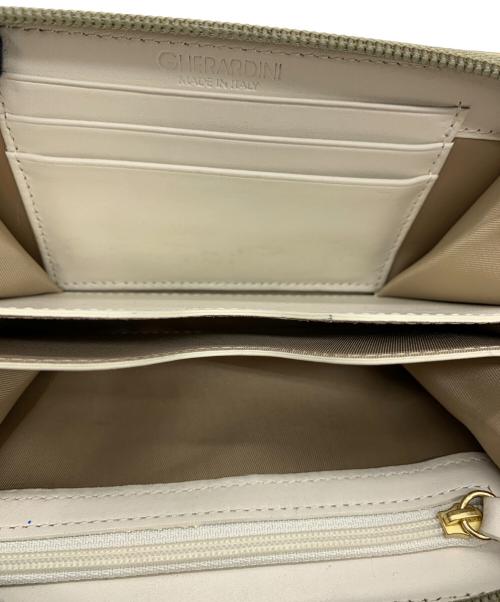 GHERARDINI（ゲラルディーニ）GHERARDINI (ゲラルディーニ) コンパクトウォレット ベージュの古着・服飾アイテム
