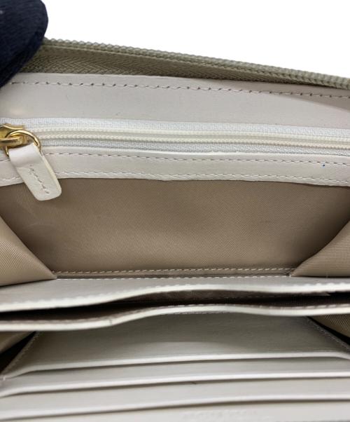 GHERARDINI（ゲラルディーニ）GHERARDINI (ゲラルディーニ) コンパクトウォレット ベージュの古着・服飾アイテム