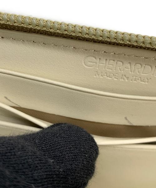GHERARDINI（ゲラルディーニ）GHERARDINI (ゲラルディーニ) コンパクトウォレット ベージュの古着・服飾アイテム