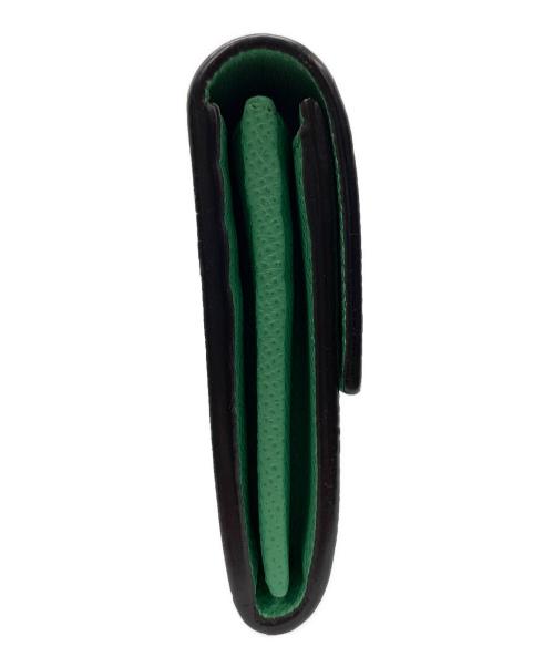 Salvatore Ferragamo（サルヴァトーレ フェラガモ）Salvatore Ferragamo (サルヴァトーレ フェラガモ) ガンチーニ 長財布 グリーンの古着・服飾アイテム