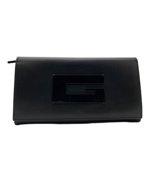 GUCCI（グッチ）GUCCI (グッチ) Ｇロゴ長財布 ブラックの古着・服飾アイテム