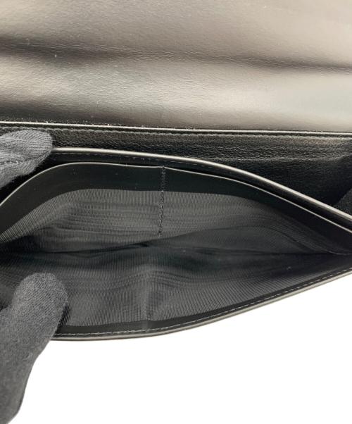 GUCCI（グッチ）GUCCI (グッチ) Ｇロゴ長財布 ブラックの古着・服飾アイテム