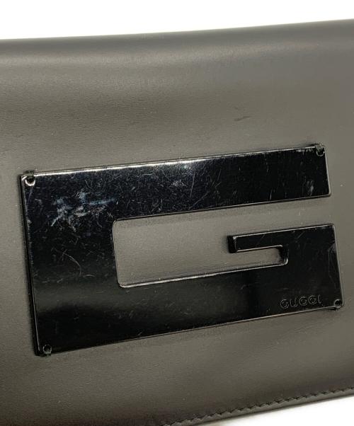 GUCCI（グッチ）GUCCI (グッチ) Ｇロゴ長財布 ブラックの古着・服飾アイテム