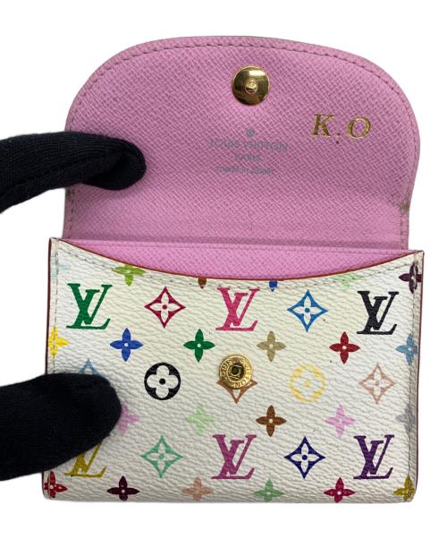 LOUIS VUITTON（ルイ ヴィトン）LOUIS VUITTON (ルイ ヴィトン) アンヴェロップ・カルト・ドゥ・ヴィジット ホワイト×マルチカラーの古着・服飾アイテム