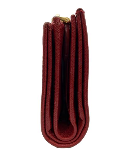 PRADA（プラダ）PRADA (プラダ) サフィアーノ 2つ折り長財布 レッドの古着・服飾アイテム