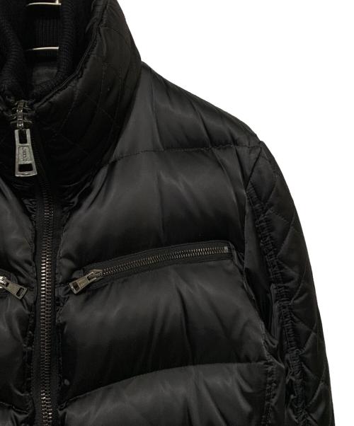 AKM（エーケーエム）AKM (エーケーエム) キルティング レイヤード スキー ダウンジャケット ブラック サイズ:Sの古着・服飾アイテム