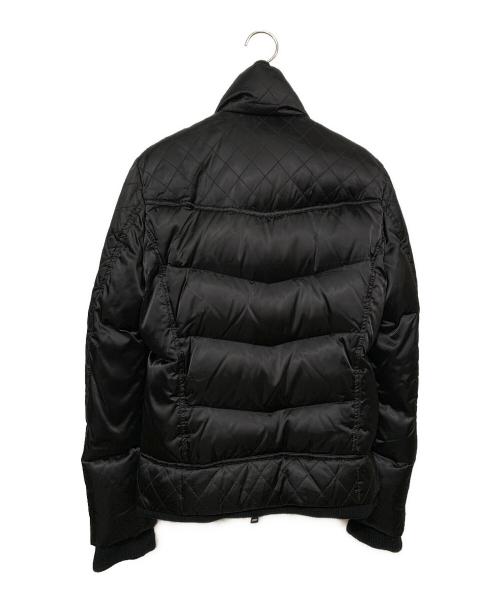 AKM（エーケーエム）AKM (エーケーエム) キルティング レイヤード スキー ダウンジャケット ブラック サイズ:Sの古着・服飾アイテム