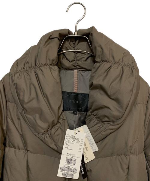 UNTITLED（アンタイトル）UNTITLED (アンタイトル) ダウンジャケット ベージュ サイズ:4 未使用品の古着・服飾アイテム