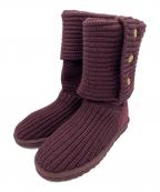 UGGアグ）の古着「ニットブーツ」｜パープル