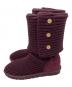 UGG (アグ) ニットブーツ パープル サイズ:23：6000円
