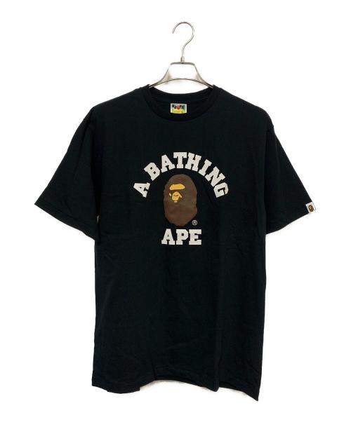 A BATHING APE（ア ベイシング エイプ）A BATHING APE (ア ベイシング エイプ) 半袖カットソー ブラック サイズ:XLの古着・服飾アイテム