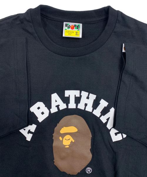 A BATHING APE（ア ベイシング エイプ）A BATHING APE (ア ベイシング エイプ) 半袖カットソー ブラック サイズ:XLの古着・服飾アイテム