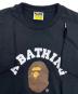 中古・古着 A BATHING APE (ア ベイシング エイプ) 半袖カットソー ブラック サイズ:XL：5000円