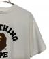 A BATHING APE (ア ベイシング エイプ) CAMO COLLEGE TEE ホワイト サイズ:XL：5000円