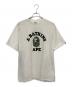 A BATHING APE（ア ベイシング エイプ）の古着「CAMO COLLEGE TEE」｜ホワイト