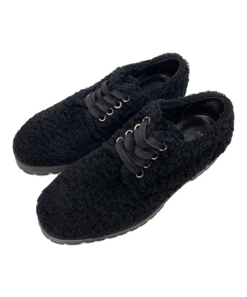 COMME des GARCONS HOMME（コムデギャルソン オム）COMME des GARCONS HOMME (コムデギャルソン オム) ボアシューズ ブラック サイズ:24の古着・服飾アイテム