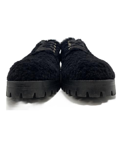 COMME des GARCONS HOMME（コムデギャルソン オム）COMME des GARCONS HOMME (コムデギャルソン オム) ボアシューズ ブラック サイズ:24の古着・服飾アイテム