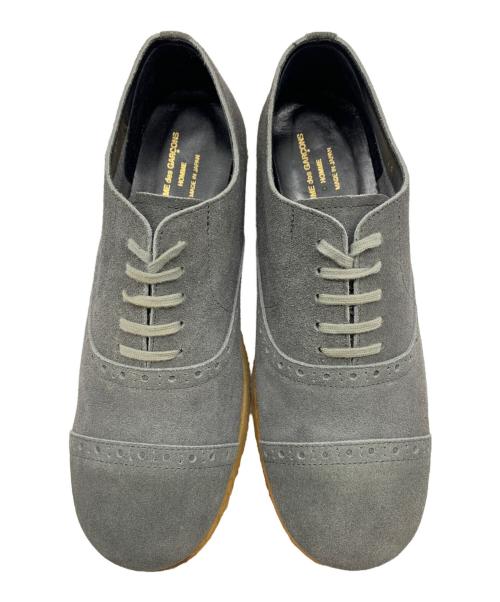 COMME des GARCONS HOMME（コムデギャルソン オム）COMME des GARCONS HOMME (コムデギャルソン オム) スウェードシューズ グレー サイズ:25の古着・服飾アイテム