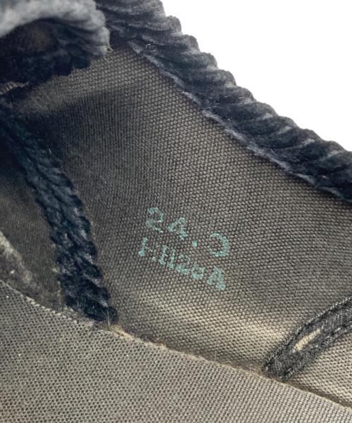 COMME des GARCONS HOMME PLUS（コムデギャルソンオムプリュス）COMME des GARCONS HOMME PLUS (コムデギャルソンオムプリュス) 厚底プラットフォームシャークソールコーデュロイシューズ ブラック サイズ:24.0の古着・服飾アイテム