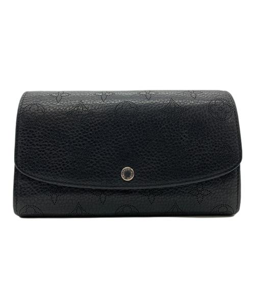 LOUIS VUITTON（ルイ ヴィトン）LOUIS VUITTON (ルイ ヴィトン) マヒナ ポルトフォイユイリス ブラックの古着・服飾アイテム