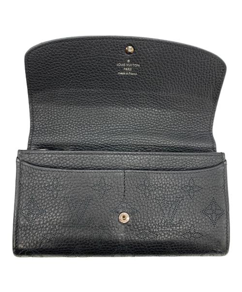 LOUIS VUITTON（ルイ ヴィトン）LOUIS VUITTON (ルイ ヴィトン) マヒナ ポルトフォイユイリス ブラックの古着・服飾アイテム