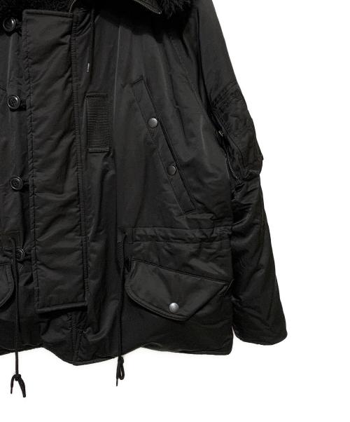 AIVER（アイバー）AIVER (アイバー) N-2Bジャケット ブラック サイズ:Ｌの古着・服飾アイテム