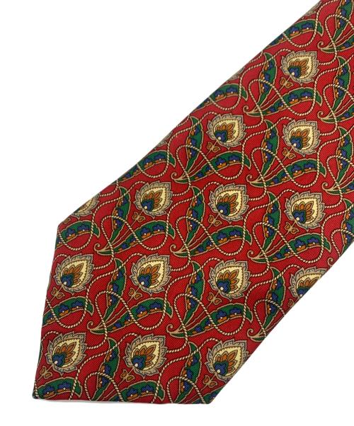 BURBERRY（バーバリー）BURBERRY (バーバリー) シルクネクタイ レッド サイズ:記載なしの古着・服飾アイテム