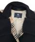 中古・古着 BURBERRY LONDON (バーバリーロンドン) カシミヤ混フーデッドコート ブラック サイズ:15号：25000円