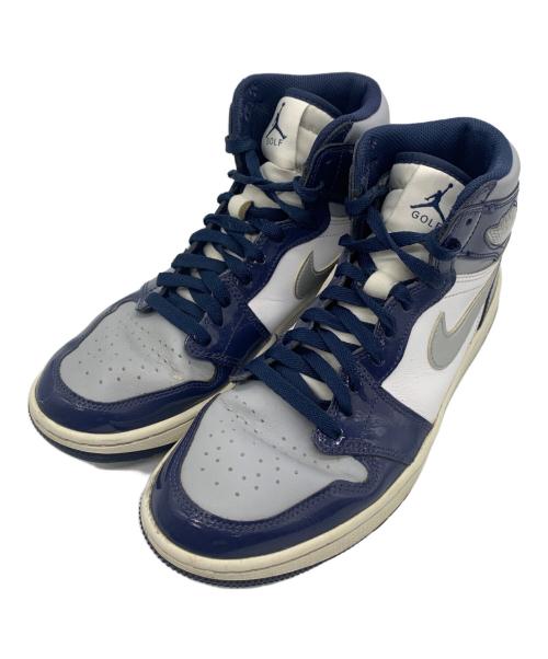 NIKE（ナイキ）NIKE (ナイキ) Air Jordan 1 High Golf ブルー×ホワイト サイズ:27の古着・服飾アイテム