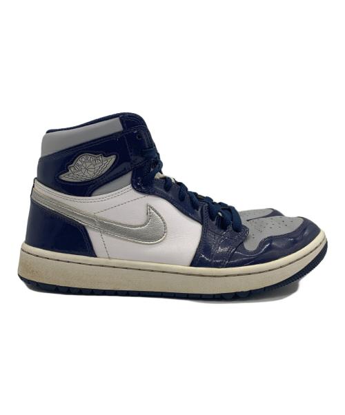NIKE（ナイキ）NIKE (ナイキ) Air Jordan 1 High Golf ブルー×ホワイト サイズ:27の古着・服飾アイテム