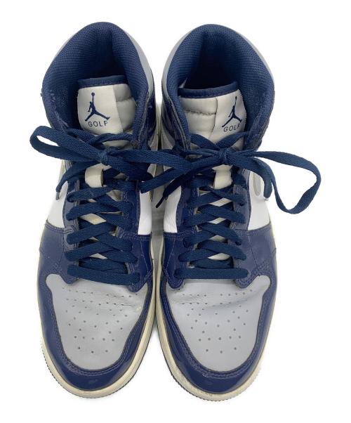 NIKE（ナイキ）NIKE (ナイキ) Air Jordan 1 High Golf ブルー×ホワイト サイズ:27の古着・服飾アイテム