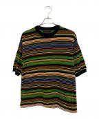 CABANキャバン）の古着「マルチボーダー クルーネックプルオーバー」｜マルチカラー